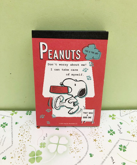 【震撼精品百貨】史奴比Peanuts Snoopy ~SNOOPY 便條-紅色走路#51565