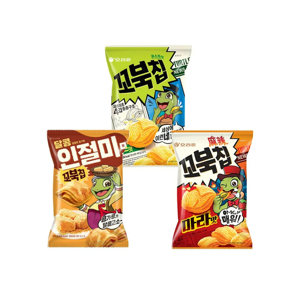 【即期良品】韓國零食 好麗友 烏龜餅(多口味)(六入組) product thumbnail 2