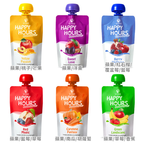 Happy Hours 生機纖果飲100g|果泥(7款可選) product thumbnail 2