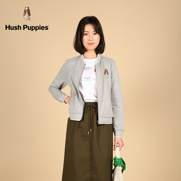 Hush Puppies 外套 女裝刺繡狗棒球領休閒外套 product thumbnail 3