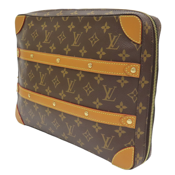 【二手名牌BRAND OFF】LOUIS VUITTON LV 路易威登 原花 PVC塗層帆布 Soft Trunk Messenger MM 肩背包 M44754 product thumbnail 3