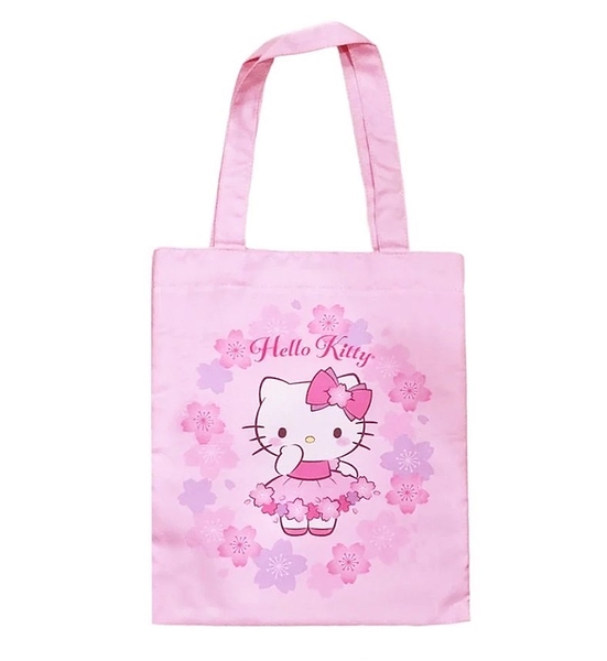 【震撼精品百貨】凱蒂貓_Hello Kitty~日本SANRIO三麗鷗 KITTY手提袋-櫻花*15225