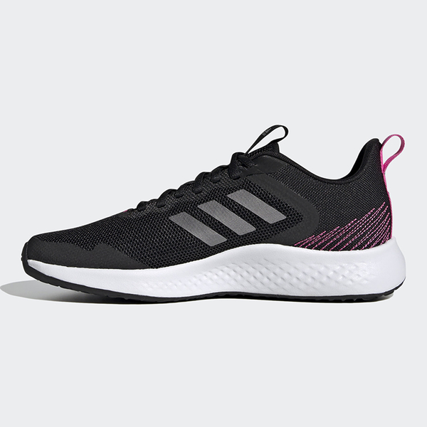 【出清】Adidas FluidStreet 女慢跑鞋 黑 粉【運動世界】H04605 product thumbnail 3