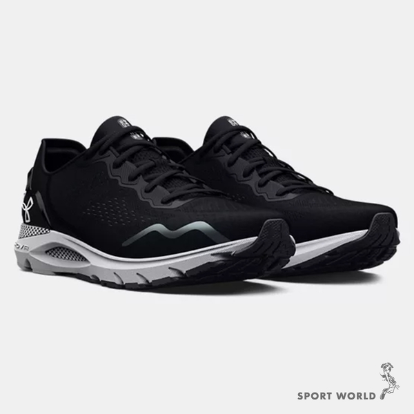 Under Armour UA 慢跑鞋 女鞋 緩震 支撐 HOVR Sonic 6 黑【運動世界】3026128-003 product thumbnail 3