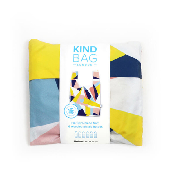 英國Kind Bag-環保收納購物袋-中-繽紛馬賽克 product thumbnail 4