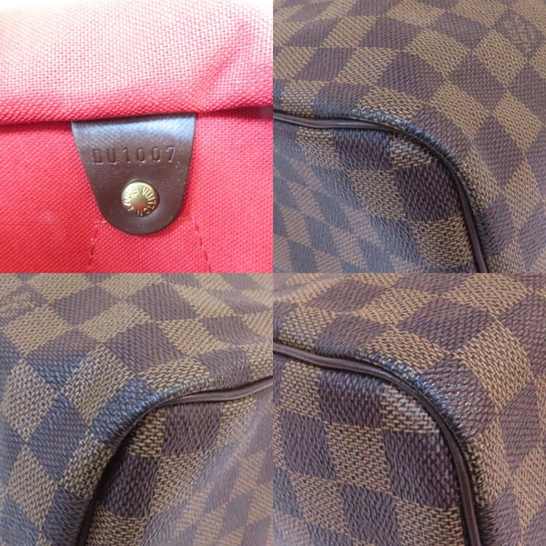 【二手名牌BRAND OFF】LOUIS VUITTON LV 路易威登 棕色 棋盤格 PVC塗層帆布 Speedy 30 手提包 N41531 product thumbnail 9