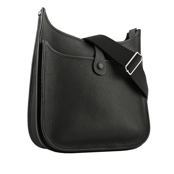 Hermes Evelyne III 29 Bag H056277CK89, Black, One Size