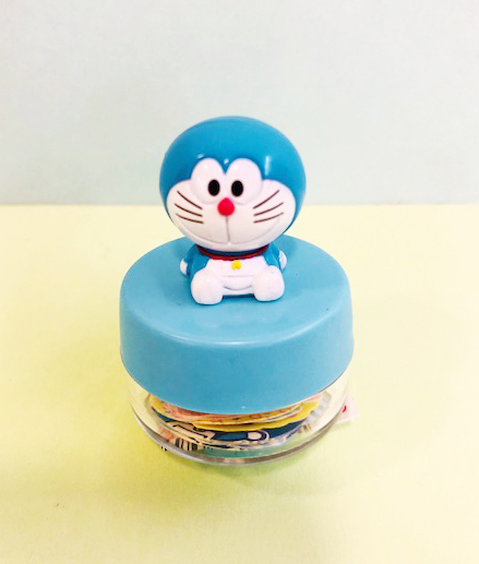 【震撼精品百貨】Doraemon_哆啦A夢~Doraemon饅頭貼紙-小叮噹藍 product thumbnail 2