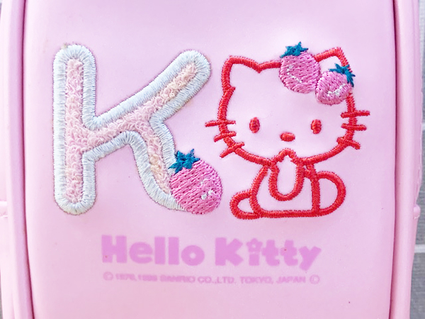 【震撼精品百貨】Hello Kitty 凱蒂貓~Hello Kitty日本SANRIO三麗鷗KITTY化妝包/收納包-皮革粉11505 product thumbnail 2