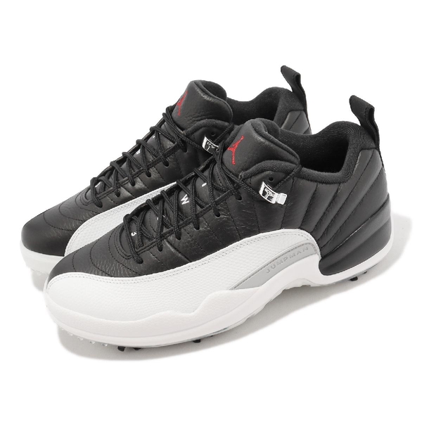 Air Jordan XII 12 Low Playoffs 黑白 高爾夫球鞋 高球 男鞋 ACS DH4120-010