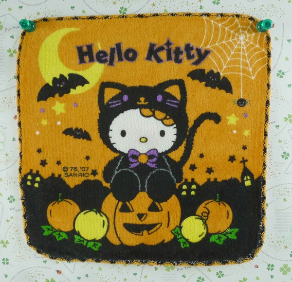 【震撼精品百貨】Hello Kitty 凱蒂貓~方巾-限量款-萬聖節