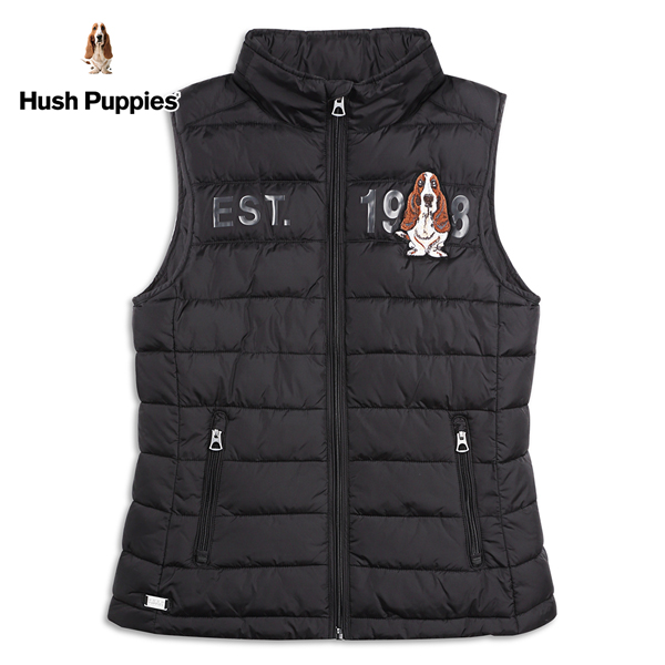 Hush Puppies 背心 女裝刺繡狗保暖機能輕薄舖棉背心 product thumbnail 2