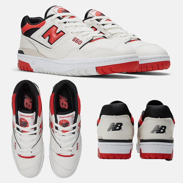 New Balance 550 男鞋 女鞋 休閒鞋 復古 紅/綠/藍【運動世界】BB550VTB/BB550VTC/BB550VTA product thumbnail 3