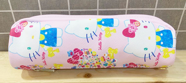 【震撼精品百貨】Hello Kitty 凱蒂貓~Hello Kitty日本SANRIO三麗鷗KITTY化妝包/筆袋-鑽石粉*12826 product thumbnail 2