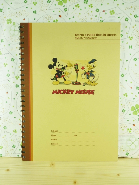 【震撼精品百貨】Micky Mouse_米奇/米妮 ~筆記本-復古