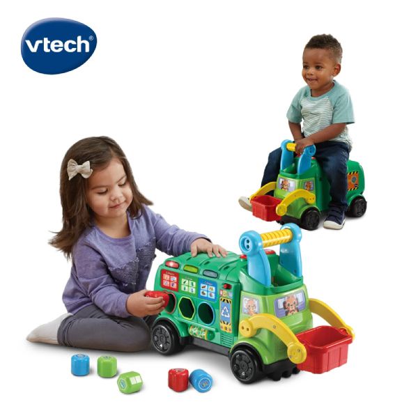 Vtech 智慧學習騎乘回收卡車|互動玩具 product thumbnail 11