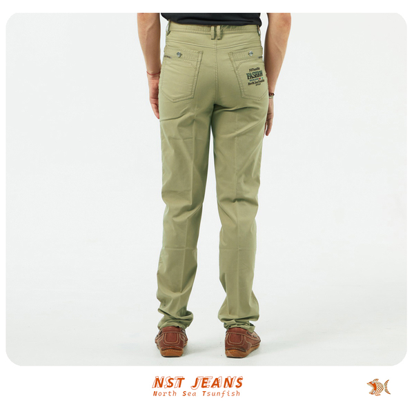 【NST Jeans】美軍清涼卡其色休閒褲(中腰直筒) 特大尺碼 台製 393-66837/3876 product thumbnail 5