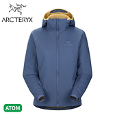 【ARC&#39;TERYX 始祖鳥 女 Atom化纖外套《月光藍》】30090/保暖外套/連帽外套