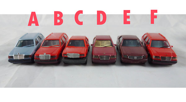 【震撼精品百貨】西德Herpa1/87模型車~Benz-Mercedes 300TE/190E/E320COUPE/560SCE/320E Cabriolet【共6款】