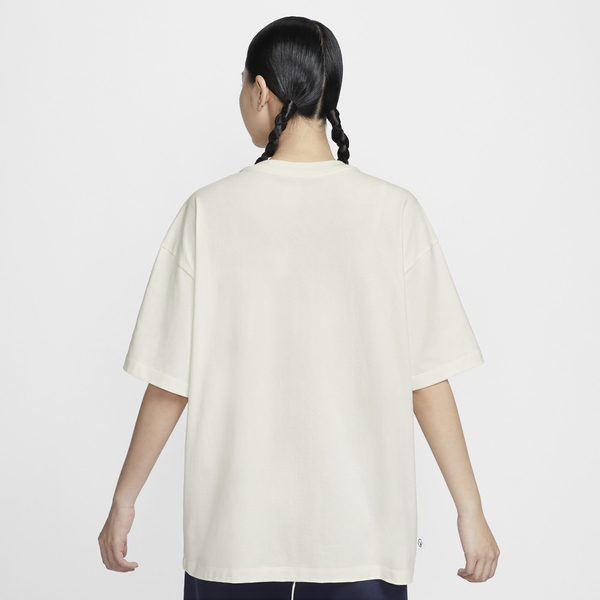 NIKE AS W NSW SS TEE LBR OS GCEL 米白色 短袖 短T 女 寬版 HF6292-133 product thumbnail 2