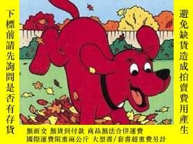 二手書博民逛書店The罕見Big Leaf Pile (Clifford the Big Red Dog) (Big Red Re
