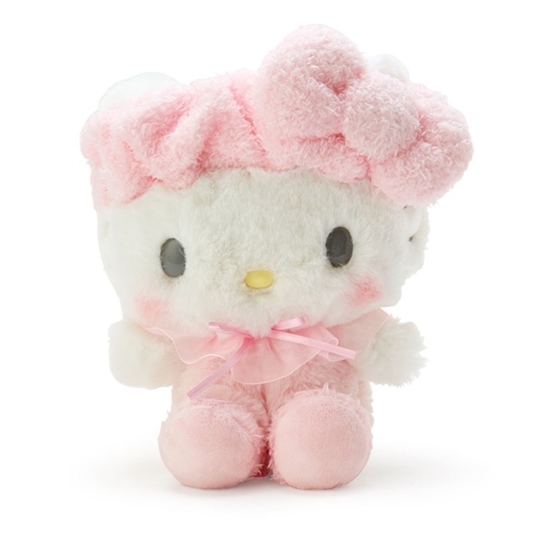 小禮堂 Hello Kitty 絨毛玩偶娃娃 (髮帶) 4550337-511381