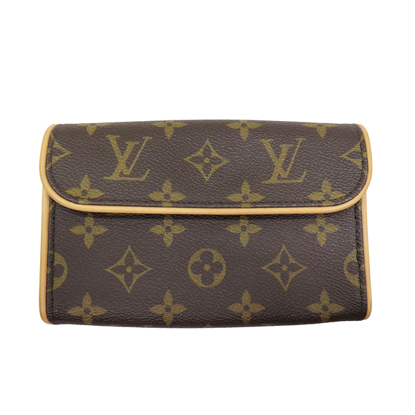 【二手名牌BRAND OFF】LOUIS VUITTON LV 路易威登【再降價】原花 PVC塗層帆布 Pochette Florentine 肩背包