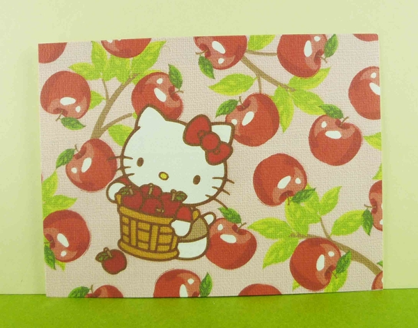 【震撼精品百貨】Hello Kitty 凱蒂貓~卡片-櫻桃粉