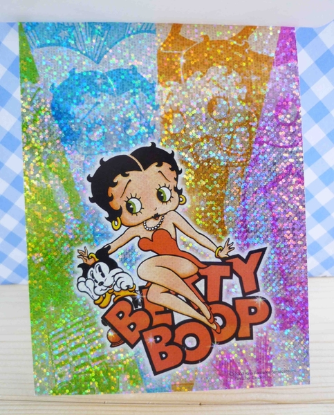 【震撼精品百貨】Betty Boop_貝蒂~便條本-黃國旗 product thumbnail 4