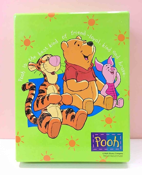 【震撼精品百貨】Winnie the Pooh 小熊維尼~文雜物收納盒-綠*94993