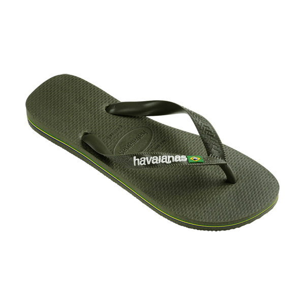 HAVAIANAS 哈瓦仕 人字拖 巴西國旗 墨綠 拖鞋 中性 41108503058U product thumbnail 3