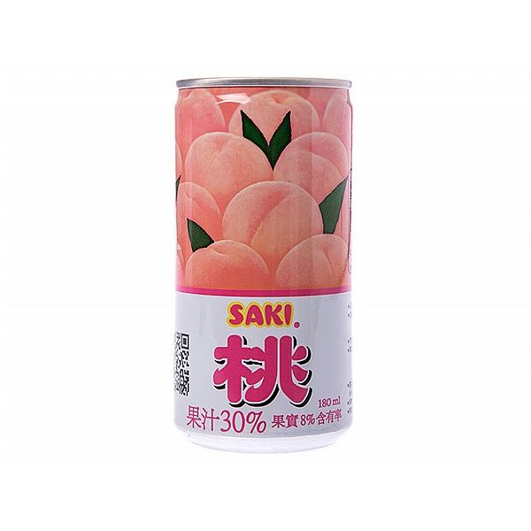 韓國 SAKI 水蜜桃果汁(180ml)【小三美日】DS013702 product thumbnail 2