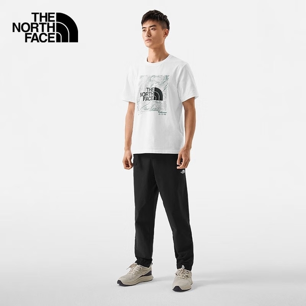 The North Face 男裝 短袖上衣 休閒 吸濕 排汗 等高線 白【運動世界】NF0A7WF3FN4 product thumbnail 6