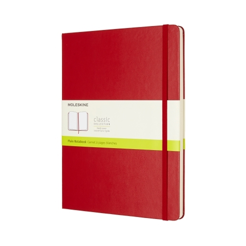 MOLESKINE 經典紅色軟皮筆記本-L型方格