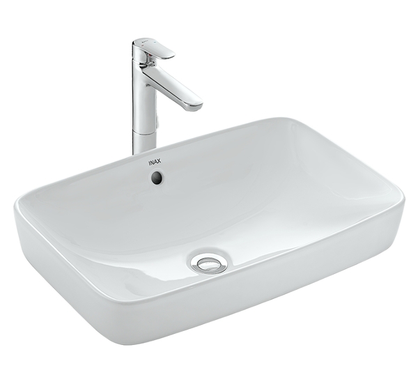 【麗室衛浴】日本INAX 檯面上盆AL-299V-TW 採用伊奈獨家防污技術 防止水垢 抗菌力強