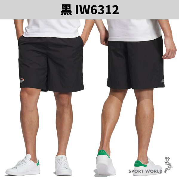 Adidas 短褲 男裝 口袋 三葉草 寬鬆 黑【運動世界】IW6312 product thumbnail 3