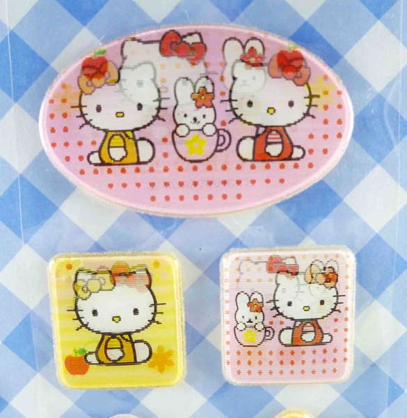 【震撼精品百貨】Hello Kitty 凱蒂貓~KITTY立體貼紙-3D側坐