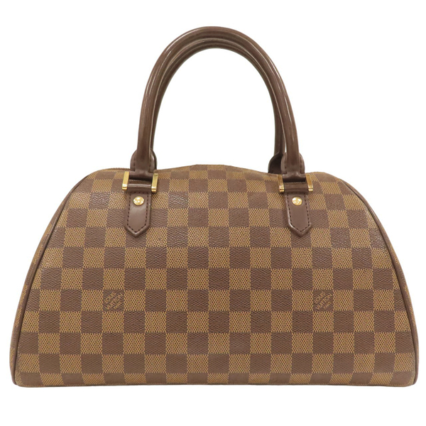 【二手名牌BRAND OFF】路易威登 LOUIS VUITTON 棕色 PVC塗層帆布 棋盤格 Rivera MM 手提包 N41434