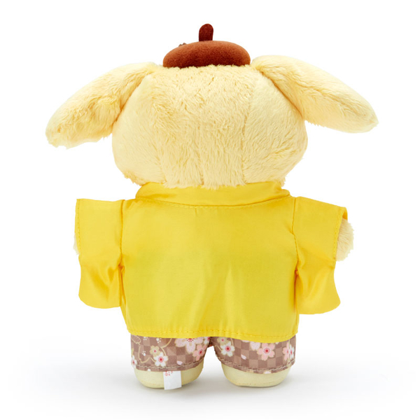 【震撼精品百貨】Pom Pom Purin 布丁狗~Sanrio 布丁狗絨毛娃娃-櫻花和服#93751 product thumbnail 2
