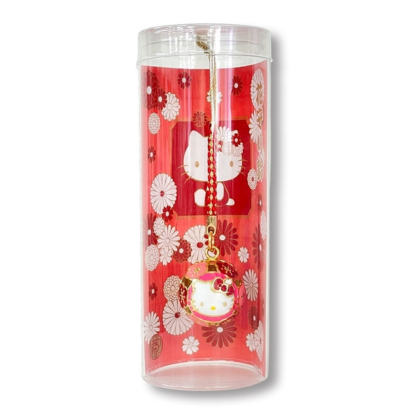 【震撼精品百貨】Hello Kitty 凱蒂貓~日本三麗鷗sanrio KITTY花鈴根付吊飾*26390