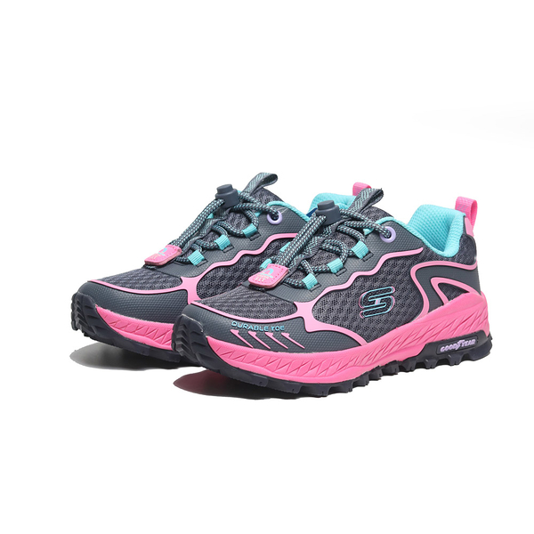 SKECHERS 童鞋 EXREME QUEST 灰粉 固特異 耐磨 中童 303400LCCPK