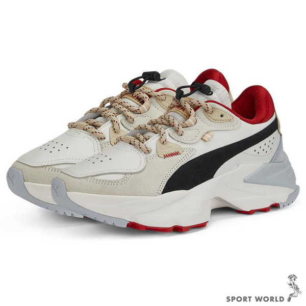 PUMA Orkid Retro Grade Wns 女鞋 休閒 厚底 異材質拼接 米黑紅 38746501 product thumbnail 3