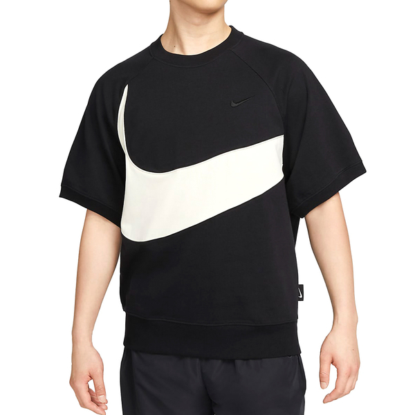 NIKE 上衣AS M NK SWOOSH HBR SS TOP 男短袖上衣運動FB7872-010 黑