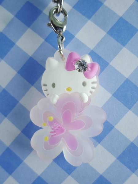 【震撼精品百貨】Hello Kitty 凱蒂貓~KITTY手機吊飾-櫻花圖案