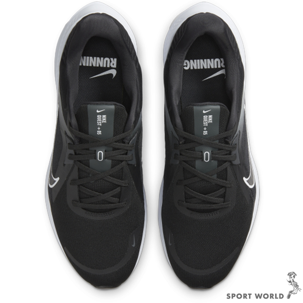 Nike QUEST 5 男鞋 慢跑 輕盈 抓地 柔軟 黑【運動世界】DD0204-001 product thumbnail 6
