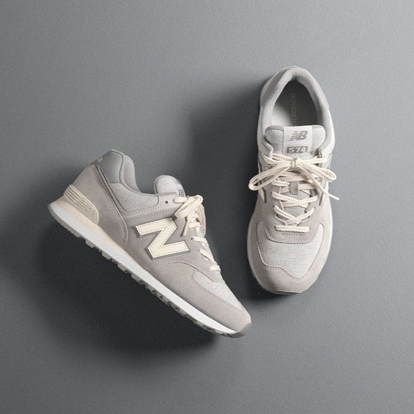 NEW BALANCE 休閒鞋 NB 574 灰 奶茶 復古 慢跑鞋 男女 U574GBG