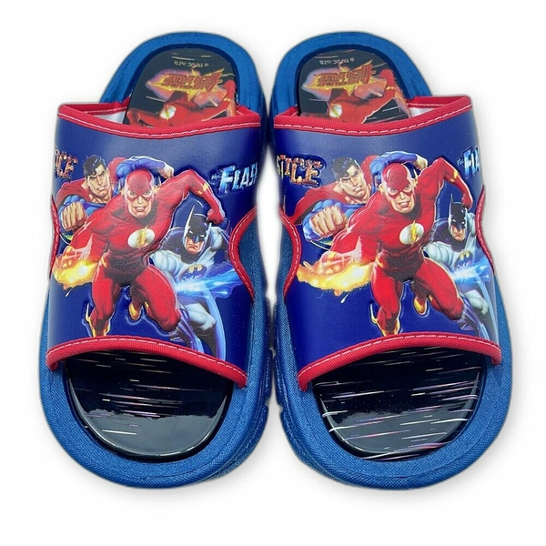 【菲斯質感生活購物】台灣製DC正義聯盟兒童拖鞋 MIT 正義聯盟童鞋 閃電俠 超人 正義聯盟拖鞋