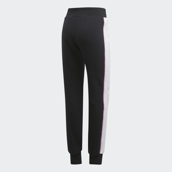 ADIDAS ORIGINALS Cuf Pant 女裝 長褲 休閒 慢跑 縮口 棉質 拼接 黑 白【運動世界】FH7565 product thumbnail 8