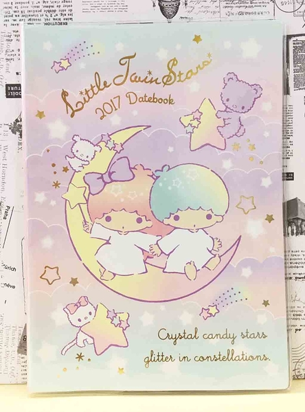 【震撼精品百貨】Little Twin Stars KiKi&LaLa 雙子星小天使~證件套~紫月亮#65038