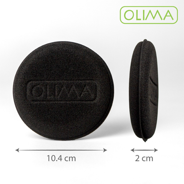 【OLIMA】黑色銅鑼燒上蠟棉 4.1吋 product thumbnail 5